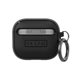 Case protetora para AirPods 4 / Pro 4 Preta - Alcântara