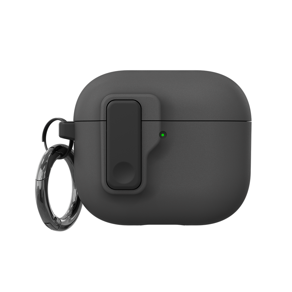 Case protetora para AirPods 4 / Pro 4 Preta - Alcântara