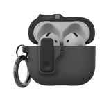 Case protetora para AirPods 4 / Pro 4 Preta - Alcântara