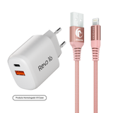 Combo Arrasador Dragon - Carregador Turbo 20W + Cabo Lightning ou Tipo-C