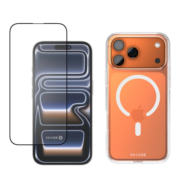 Capa Eternum + Película Safira Transparente | iPhone 17 Pro Max