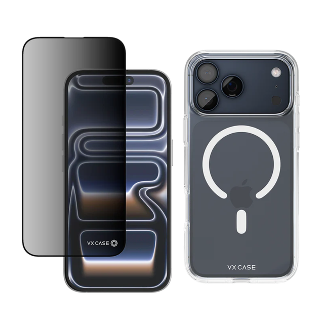 Capa Eternum + Película Safira Privacidade | iPhone 17 Pro Max