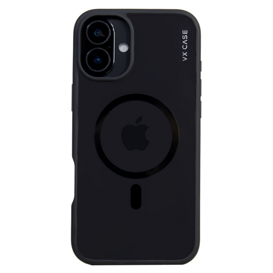 Capinha de Celular Jet Black preta com MagSafe VX Case para iPhone 16 Plus