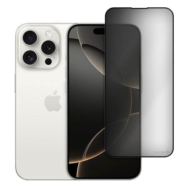 Película de Privacidade Anti Impacto Para iPhone 16 Pro Max - Safira