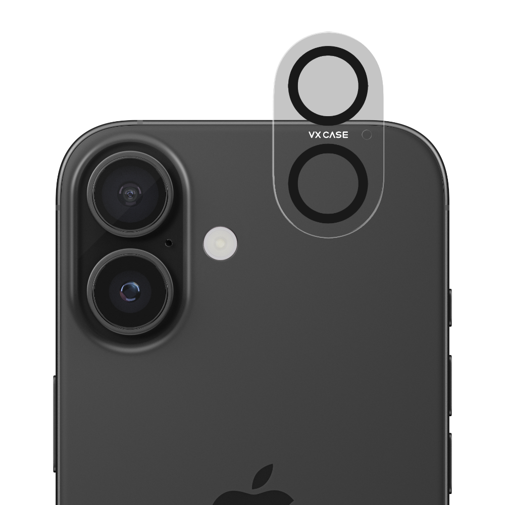 Película da Câmera Premium transparente VX Case para iPhone 16 Plus
