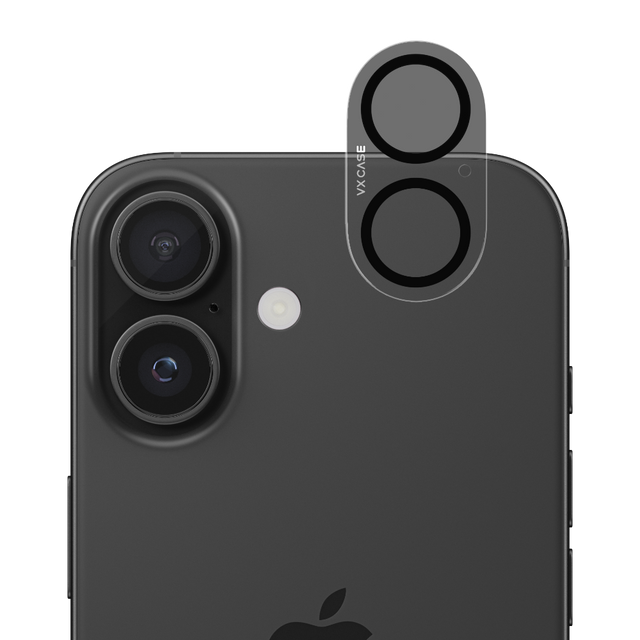 Película da Câmera Safira transparente VX Case para iPhone 16 Plus