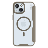 Capa Carteira MagSafe para iPhone 15 Plus Bege - Limited