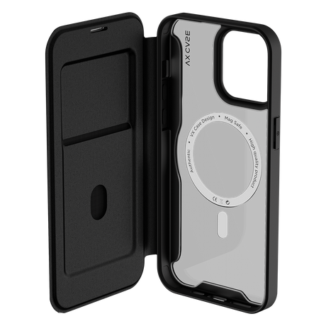 Capa Carteira MagSafe iPhone 15 Pro Max Preta - Limited