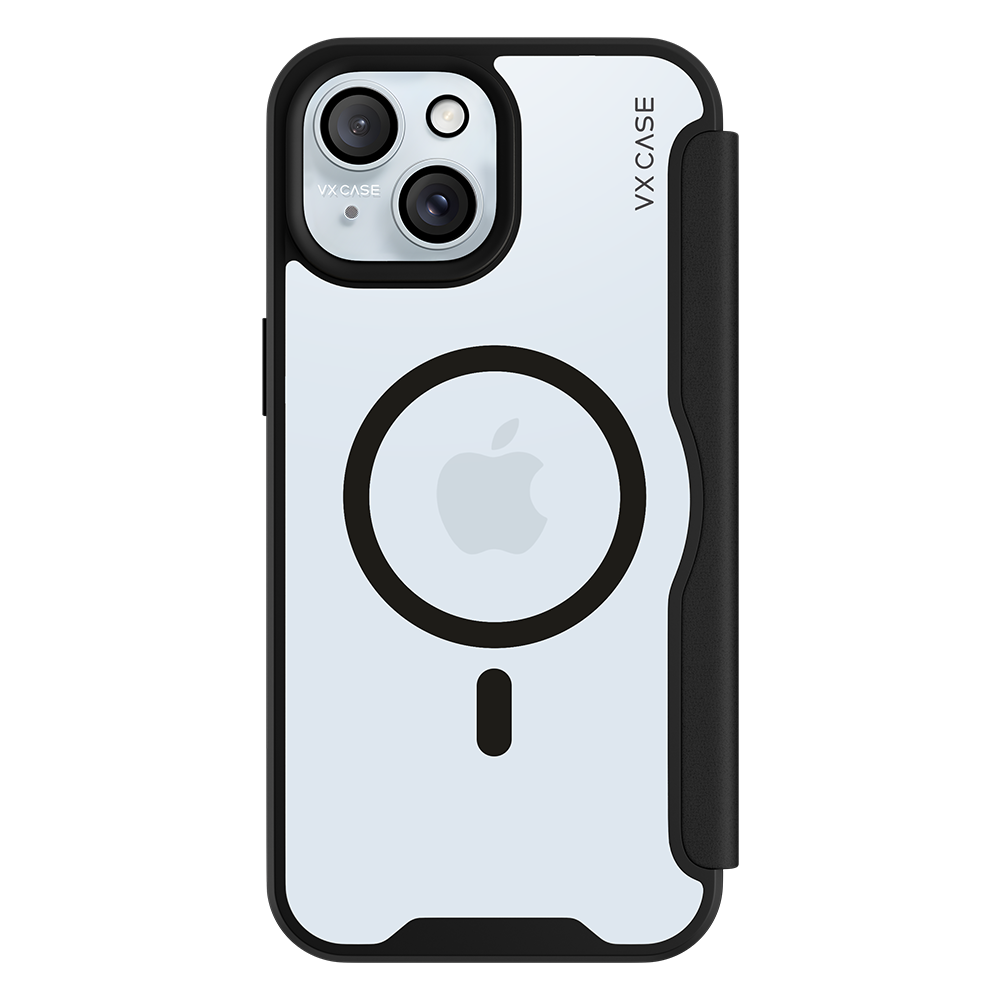 Capa Carteira MagSafe para iPhone 15 Plus Preta - Limited