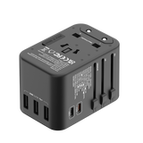 Adaptador Universal de tomadas 3 USB e 2 Type-C