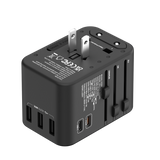 Adaptador Universal de tomadas 3 USB e 2 Type-C