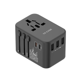 Adaptador Universal de tomadas 3 USB e 2 Type-C