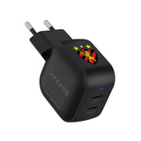 Adaptador de Carga Turbo 48W 2 Tipo-C Striker Preto - Sport