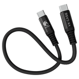 Mini Cabo Dragon USB-C/USB-C 30cm - Preto - VX Case