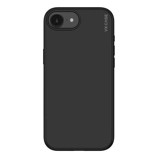 Capinha de Celular Classic Polymer preta fosca com MagSafe VX Case para iPhone 16e