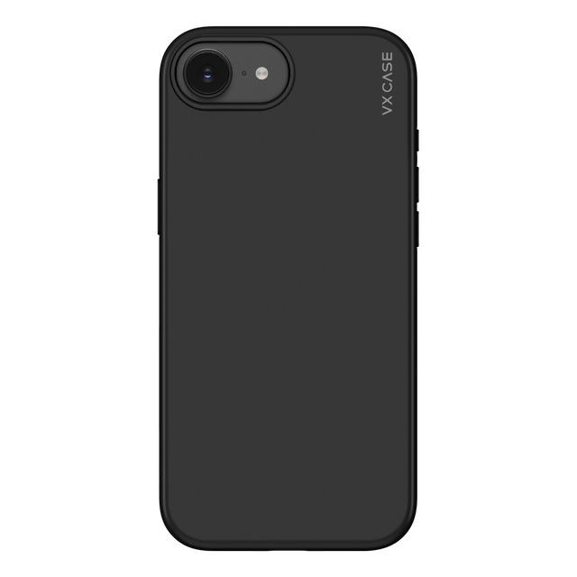 Capinha de Celular Classic Polymer preta fosca com MagSafe VX Case para iPhone 16e