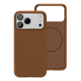 Capa MagSafe iPhone 17 Pro Max - Couro Marrom