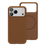 Capa MagSafe iPhone 17 Pro Max - Couro Marrom