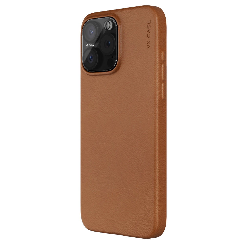 Capa Magsafe iPhone 16 Pro Max Couro Marrom