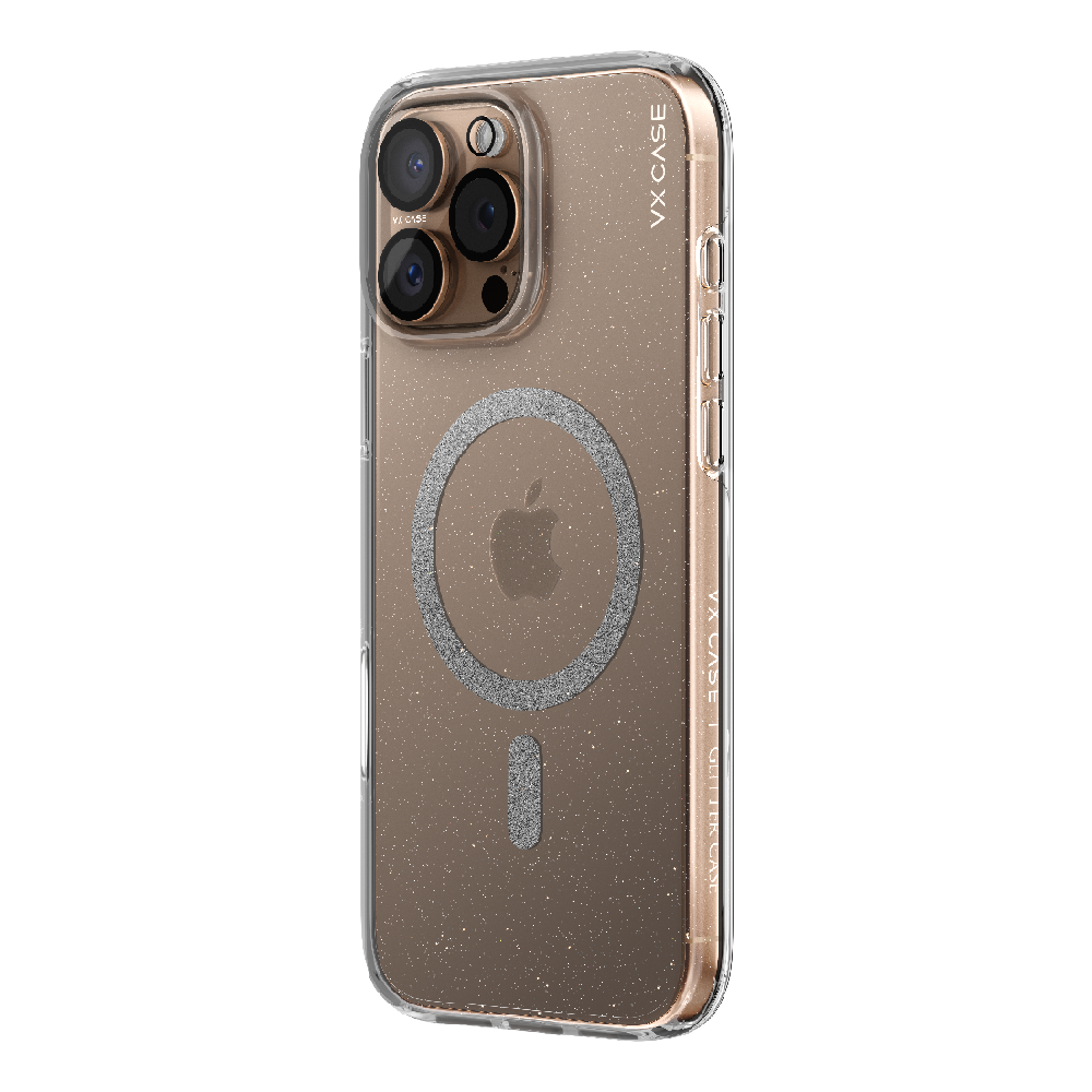 Capa Magsafe iPhone 16 Pro Max Transparente - Glitter
