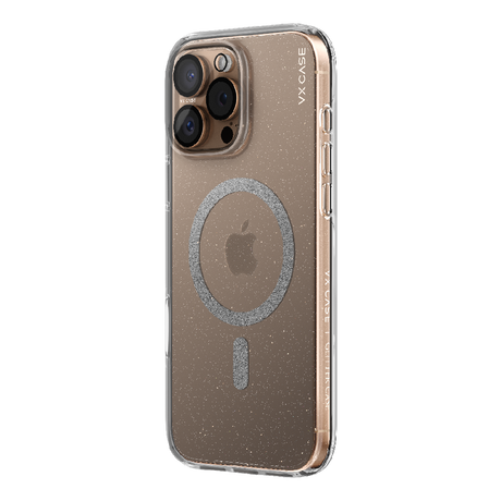Capa Magsafe iPhone 16 Pro Max Transparente - Glitter