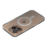 Capa Magsafe iPhone 16 Pro Max Transparente - Glitter