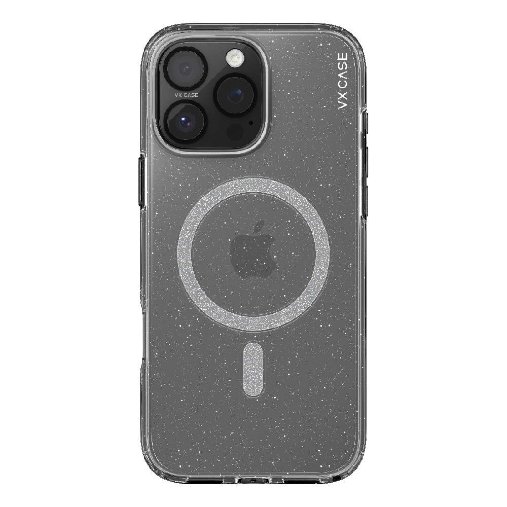 Capa Magsafe iPhone 16 Pro Max Transparente - Glitter