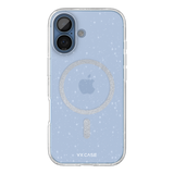 Capa MagSafe iPhone 17 Transparente - Glitter