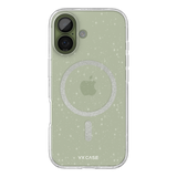 Capa MagSafe iPhone 17 Transparente - Glitter