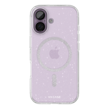 Capa MagSafe iPhone 17 Transparente - Glitter