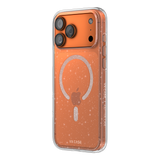 Capa MagSafe iPhone 17 Pro Max Transparente - Glitter