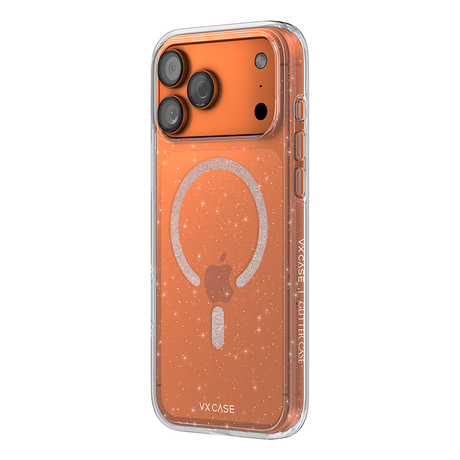 Capa MagSafe iPhone 17 Pro Max Transparente - Glitter