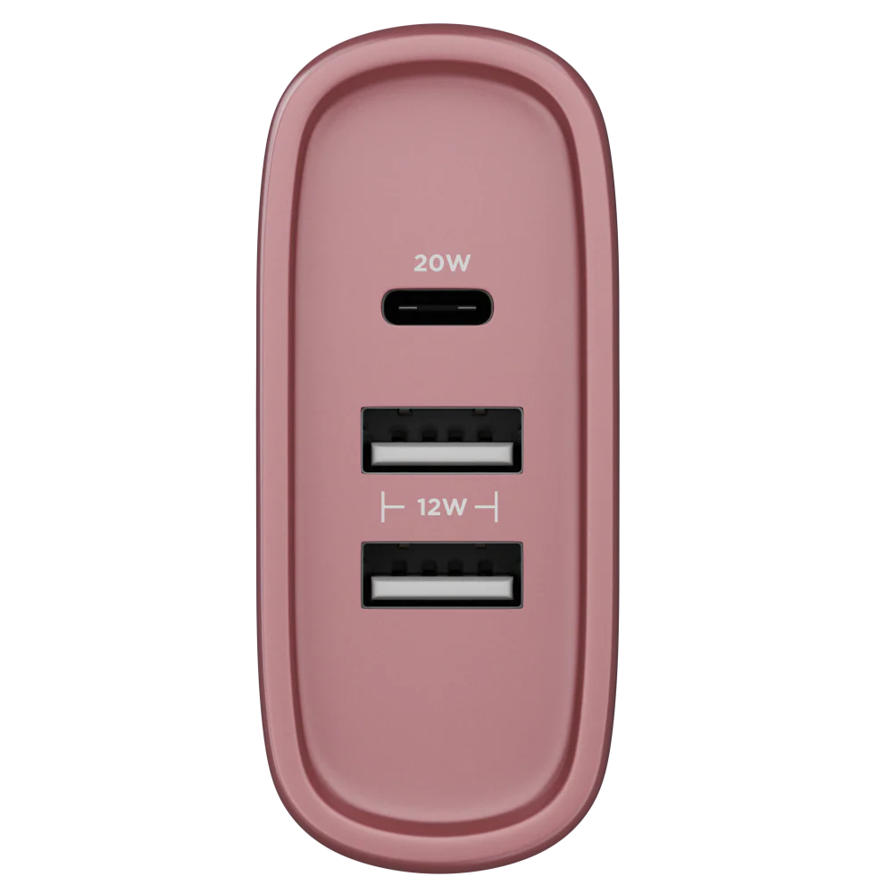 Adaptador de Carga Turbo 2 USB + 1 Tipo-C PD 32W