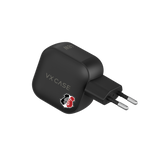 Adaptador de Carga Turbo 48W 2 Tipo-C Striker Preto - Santa Cruz