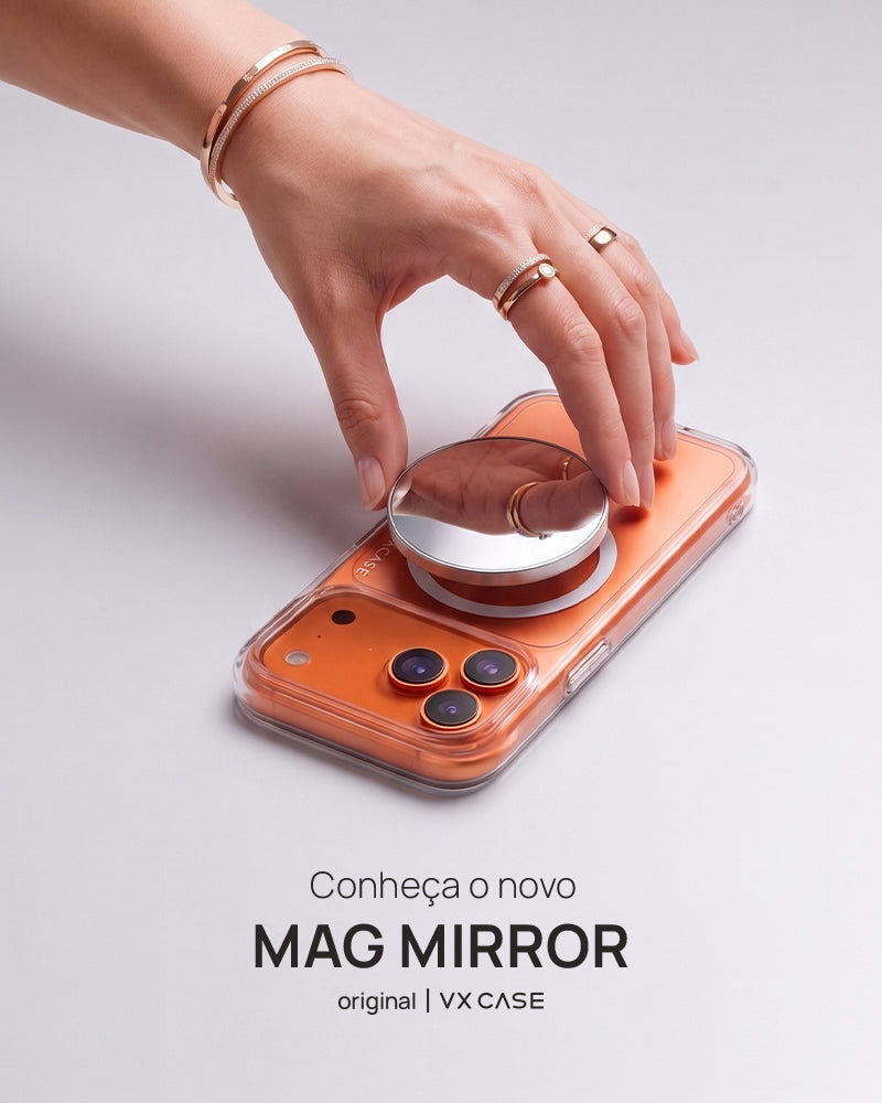 Lançamento MagMirror - Espelho Circular MagSafe | VX Case