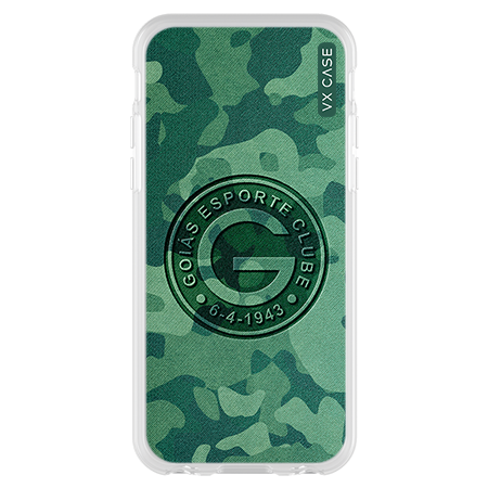 Capinha de Celular edição Goiás Esporte Clube camuflada verde VX Case para iPhone