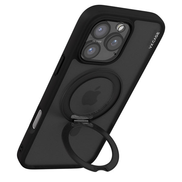 Capa KickStand Magsafe VX Case para iPhone 16 Pro Max - Preta