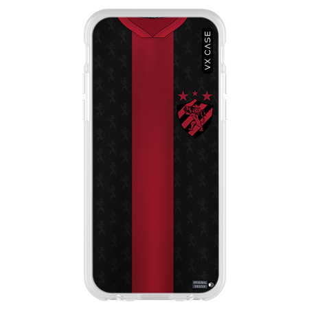 Capinha de Celular estampada edição Sport Club do Recife camisa preta e vermelha VX Case