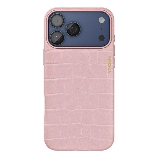Capa Croco Leather Collection MagSafe VX Case - Croco Rosé - foto 3