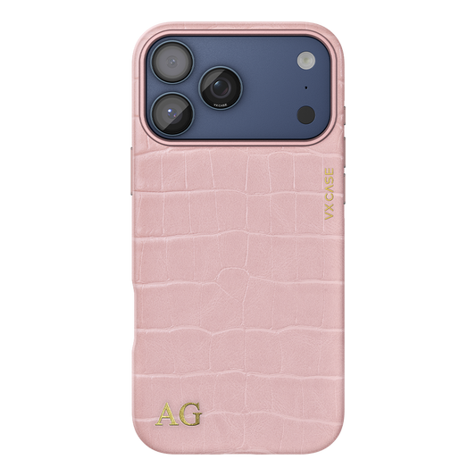 Capa Croco Leather Collection MagSafe VX Case - Croco Rosé - foto 5
