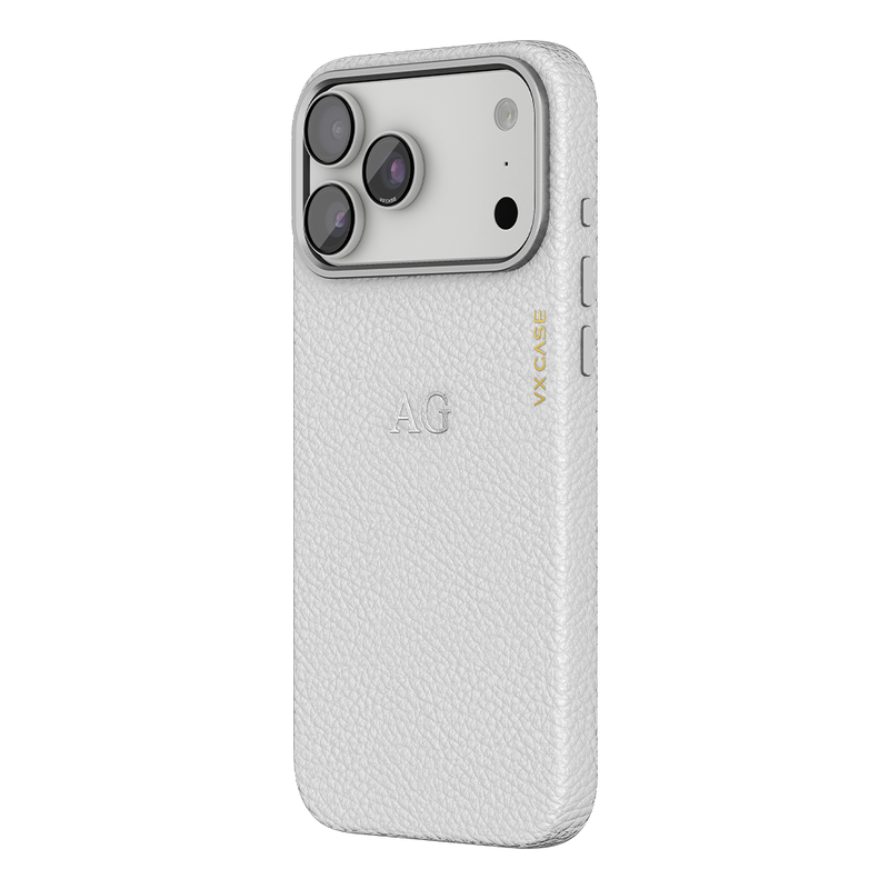 Capa Leather Collection MagSafe VX Case - Leather Blanc - foto 1