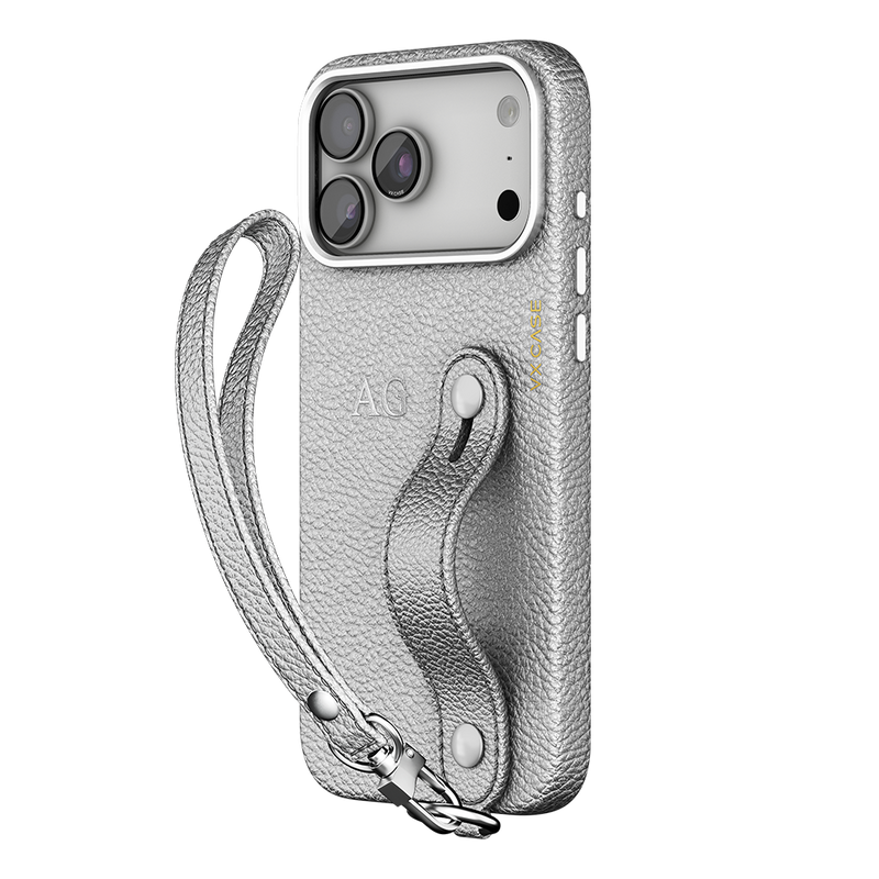 Capa Leather Collection VX Case com Chaveiro - Silver Leather - foto 1