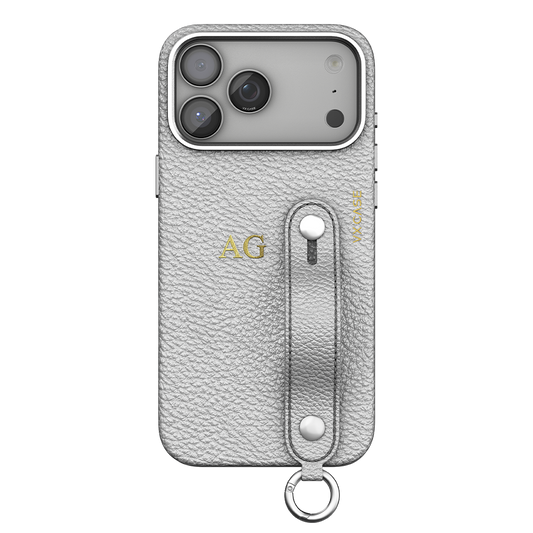 Capa Leather Collection VX Case com Chaveiro - Silver Leather - foto 2