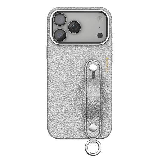 Capa Leather Collection VX Case com Chaveiro - Silver Leather - foto 3