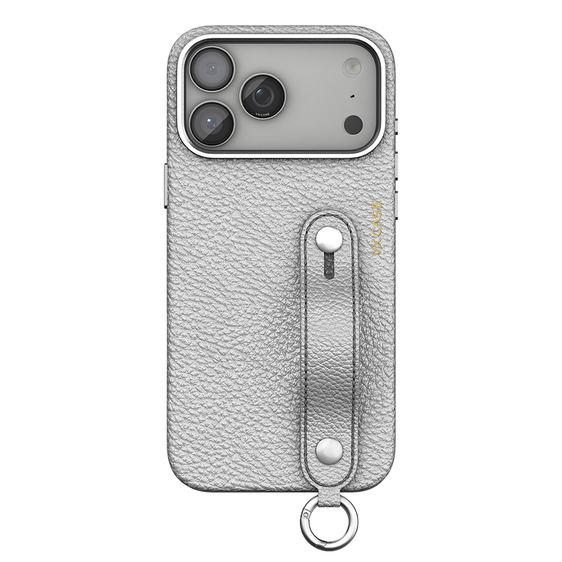 Capa Leather Collection VX Case com Chaveiro - Silver Leather - foto 3