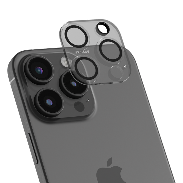 Película de Câmera Proteção Anti-Impacto Anti-Risco Premium VX Case iPhone 15 Pro Max