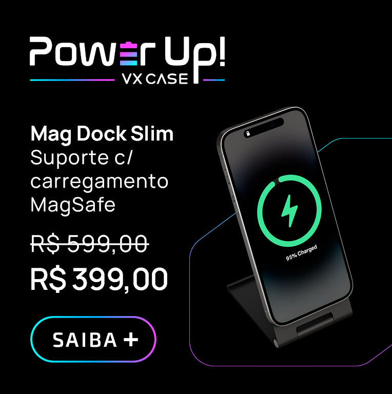 Mag Dock Slim - Suporte para smartphone com carregamento MagSafe - VX Case