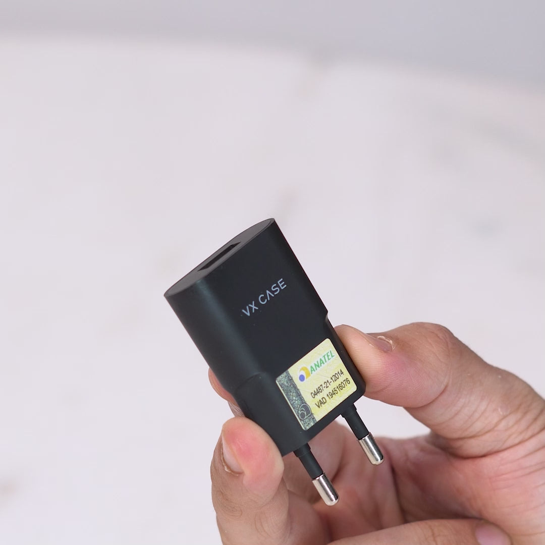 Adaptador de Parede com 1 Porta USB VX Case