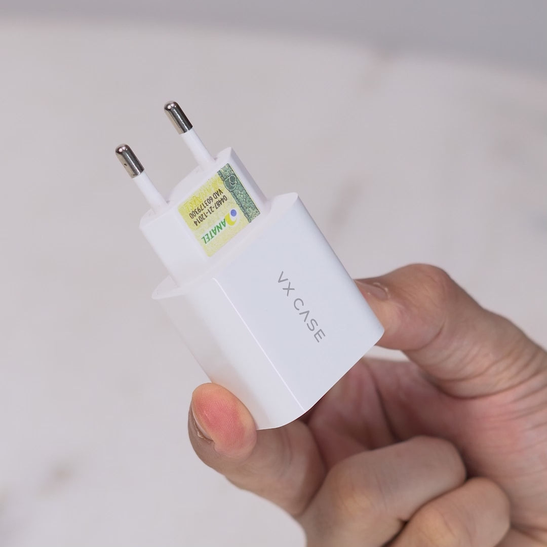 Adaptador de Carga 1 USB 1 Type C VX Case