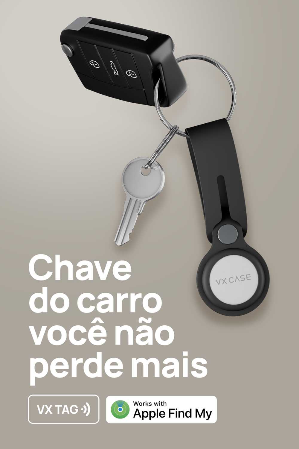 VX Tag - Rastreador Anti-Perda para iPhone com Localização Precisa